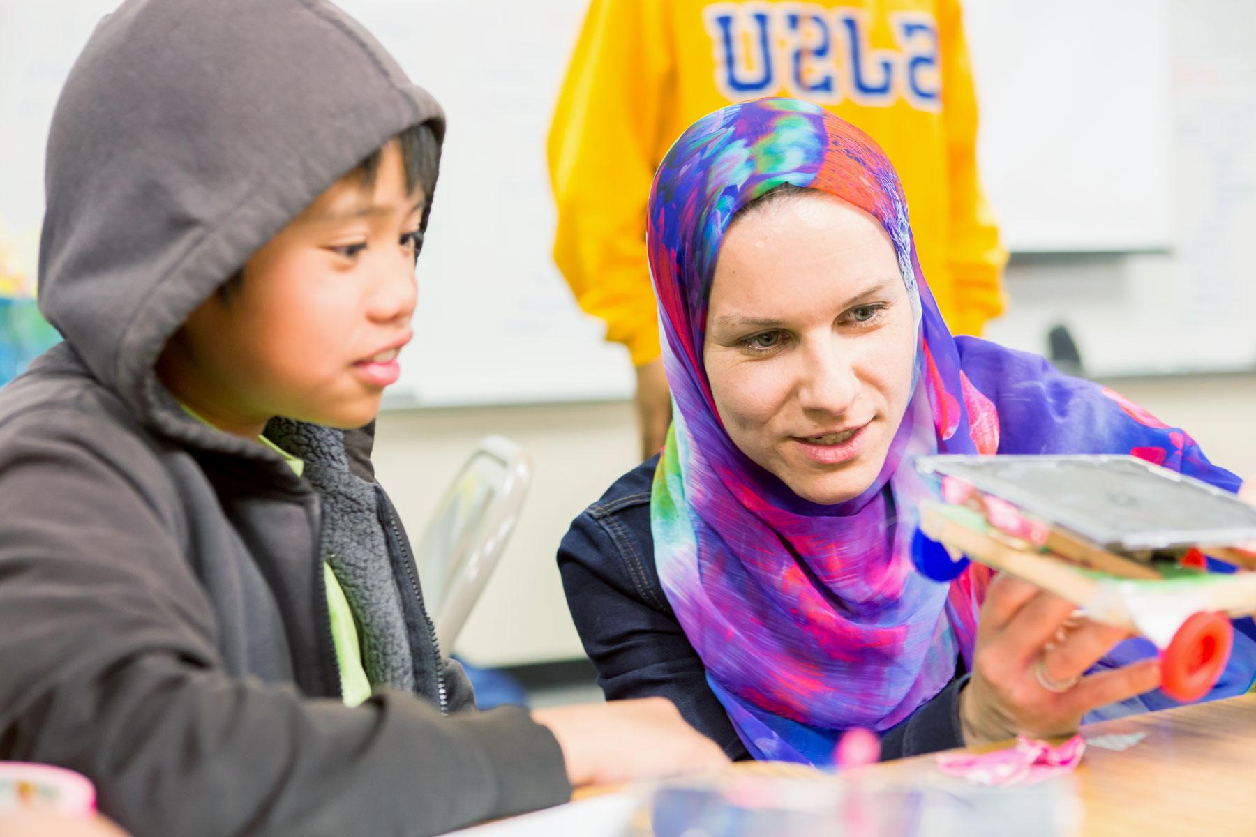 Virginia Lehmkuhl-Dakhwe PhD at the STEM Education program.